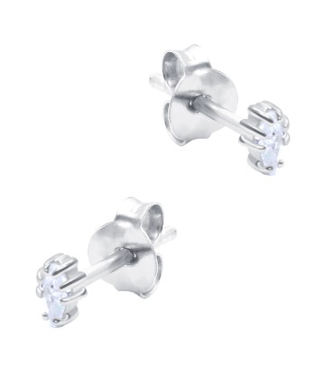 Beautiful CZ Crystal Silver Stud Earring STS-6238